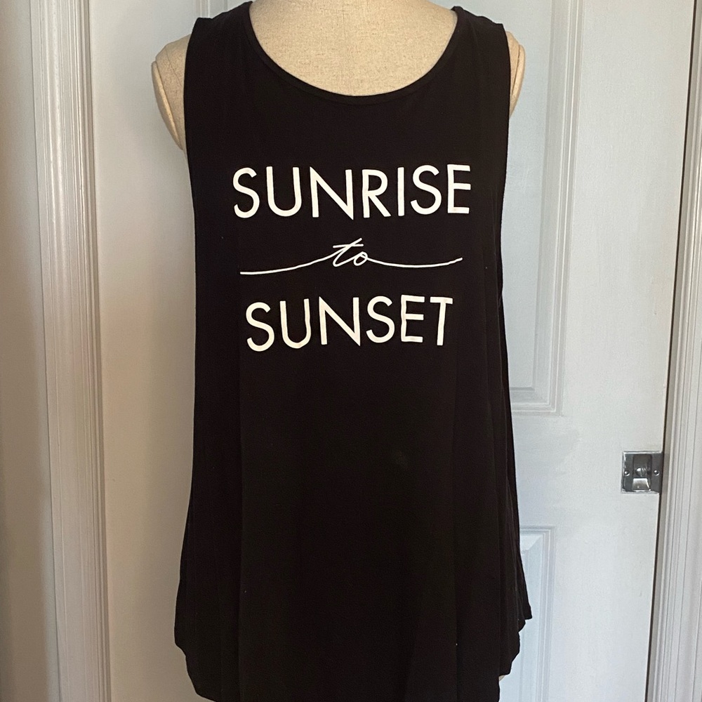 Black Graphic Tank
